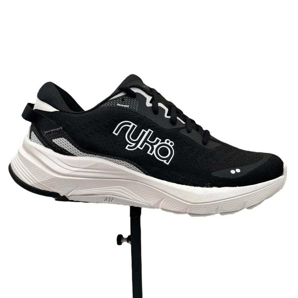 Ryka Utopia Womens Athletic Running Shoes Size 8 Black-White Lightweight Comfort